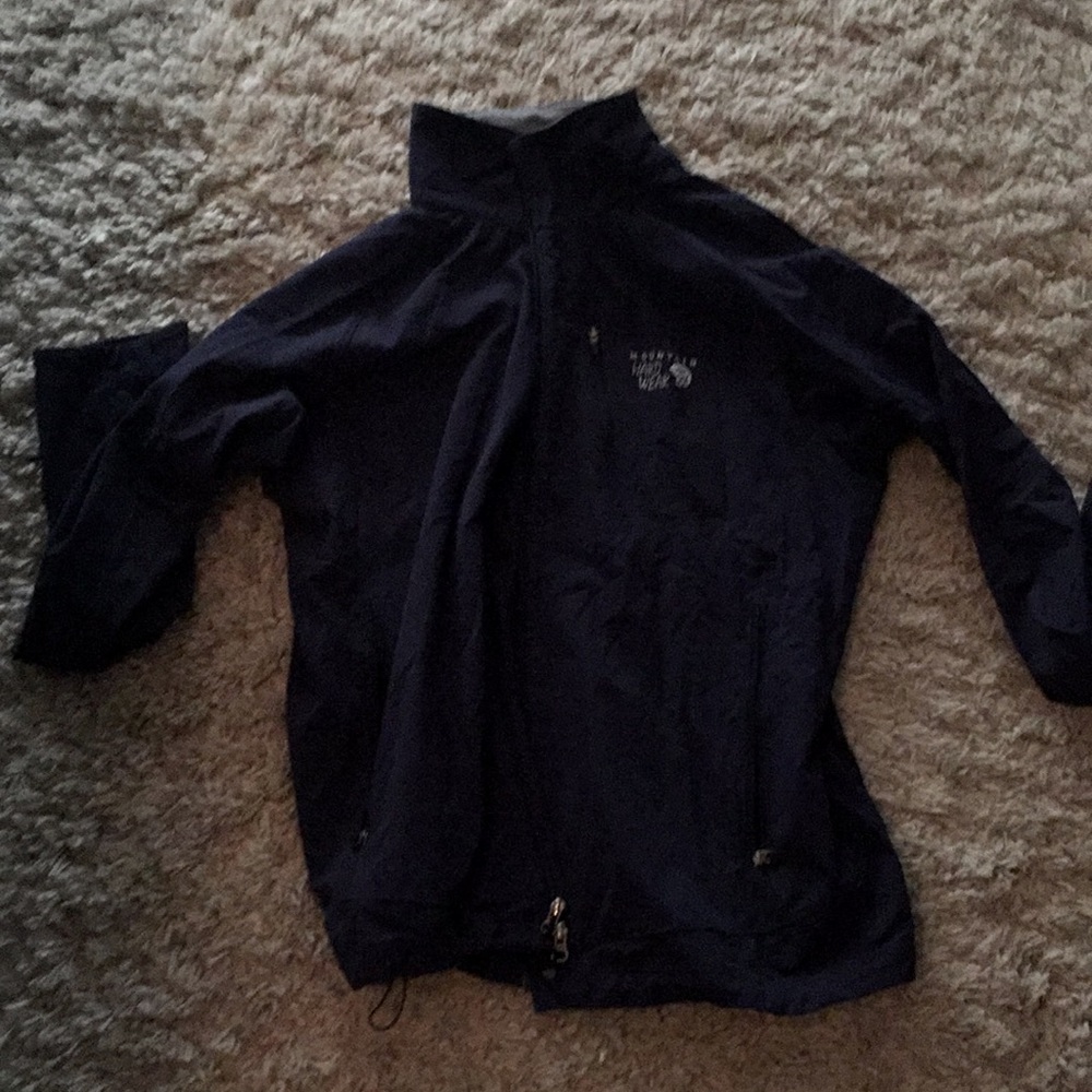 Dark blue mountain hardwear jacket large